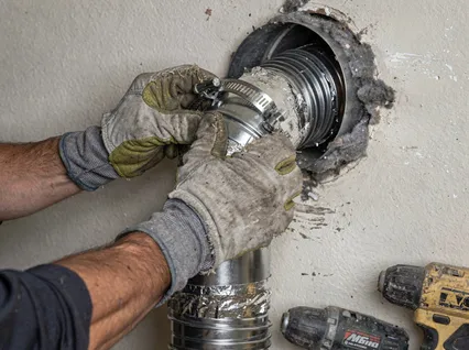 Dryer Vent Hose Installation in Culver City