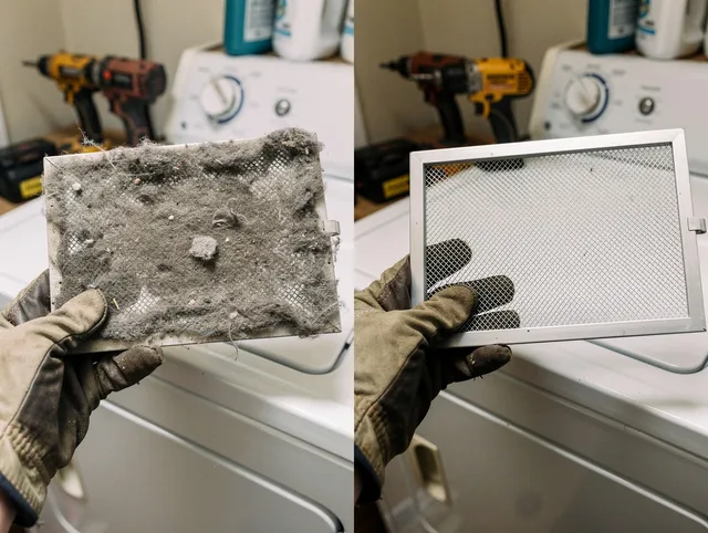 Professional lint trap cleaning by Culver City Dryer Vent Cleaning in Culver City