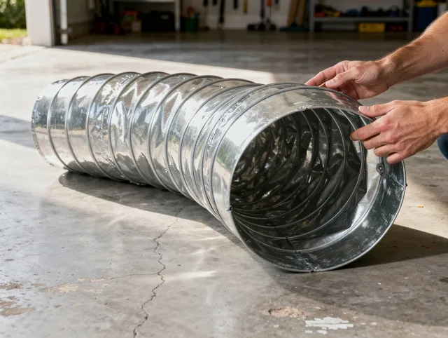 Culver City Dryer Vent Cleaning specialist using advanced equipment for thorough duct cleaning in Culver City