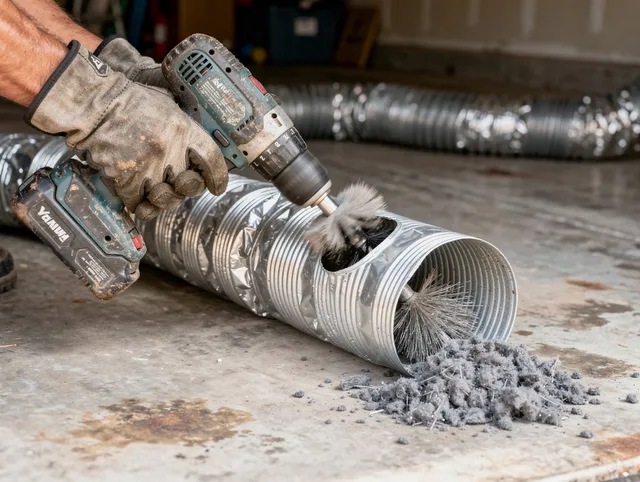 Professional duct cleaning by Culver City Dryer Vent Cleaning in Culver City